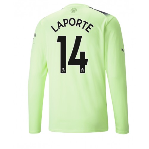 Fotbalové Dres Manchester City Aymeric Laporte #14 Alternativní 2022-23 Dlouhý Rukáv